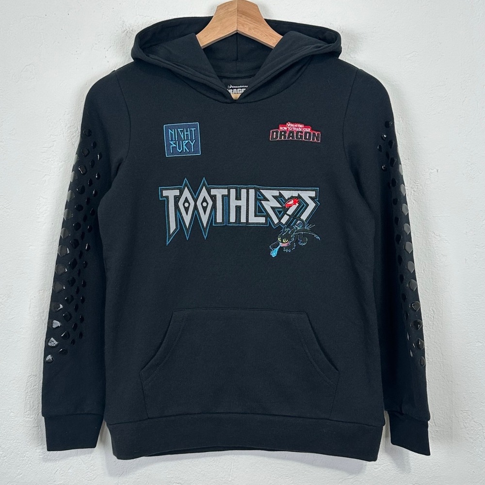 Box Lunch Toothless How Train Your Dragon Night Fury Hoodie Youth Large